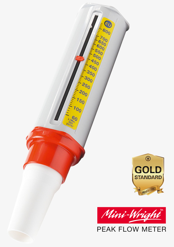 peak flow meter mini wright gouden standaard