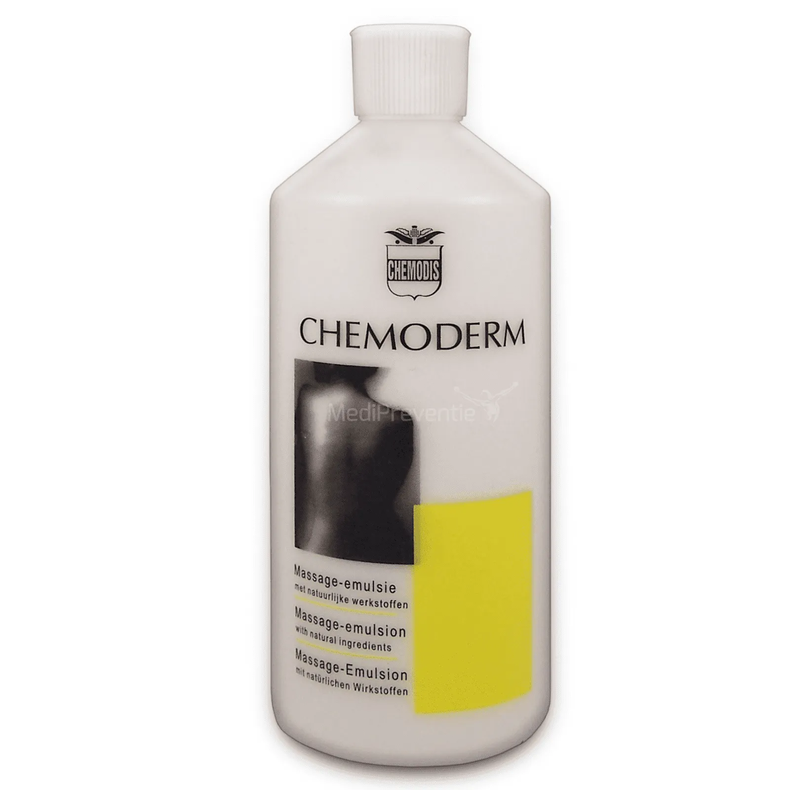 Massage olie-emulsie Chemoderm 500 ml 20 stuks