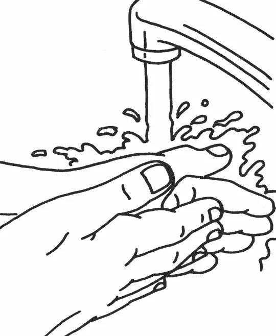 Eyot voor gebruik handen wassen