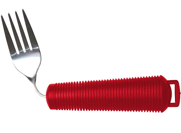 gebogen vork rood basic