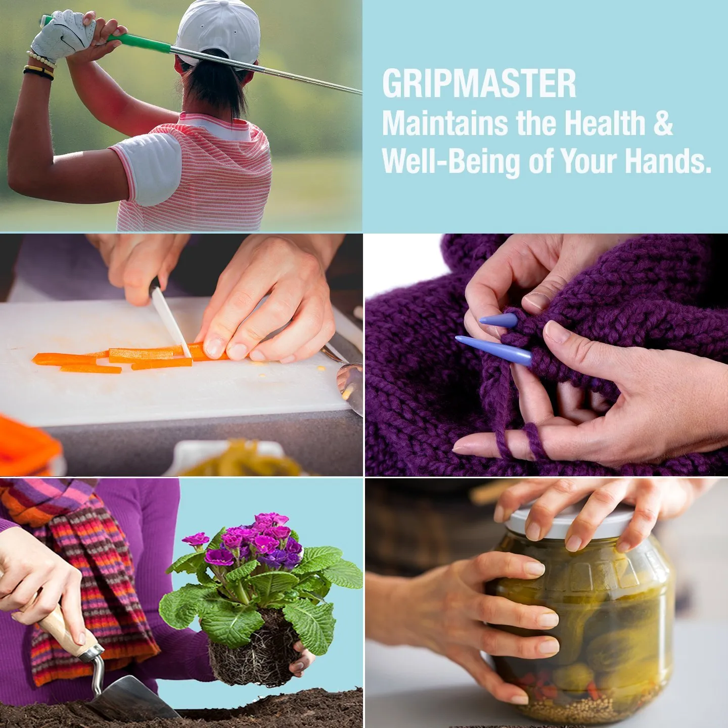 Gripmaster handtrainers set 4 stuks