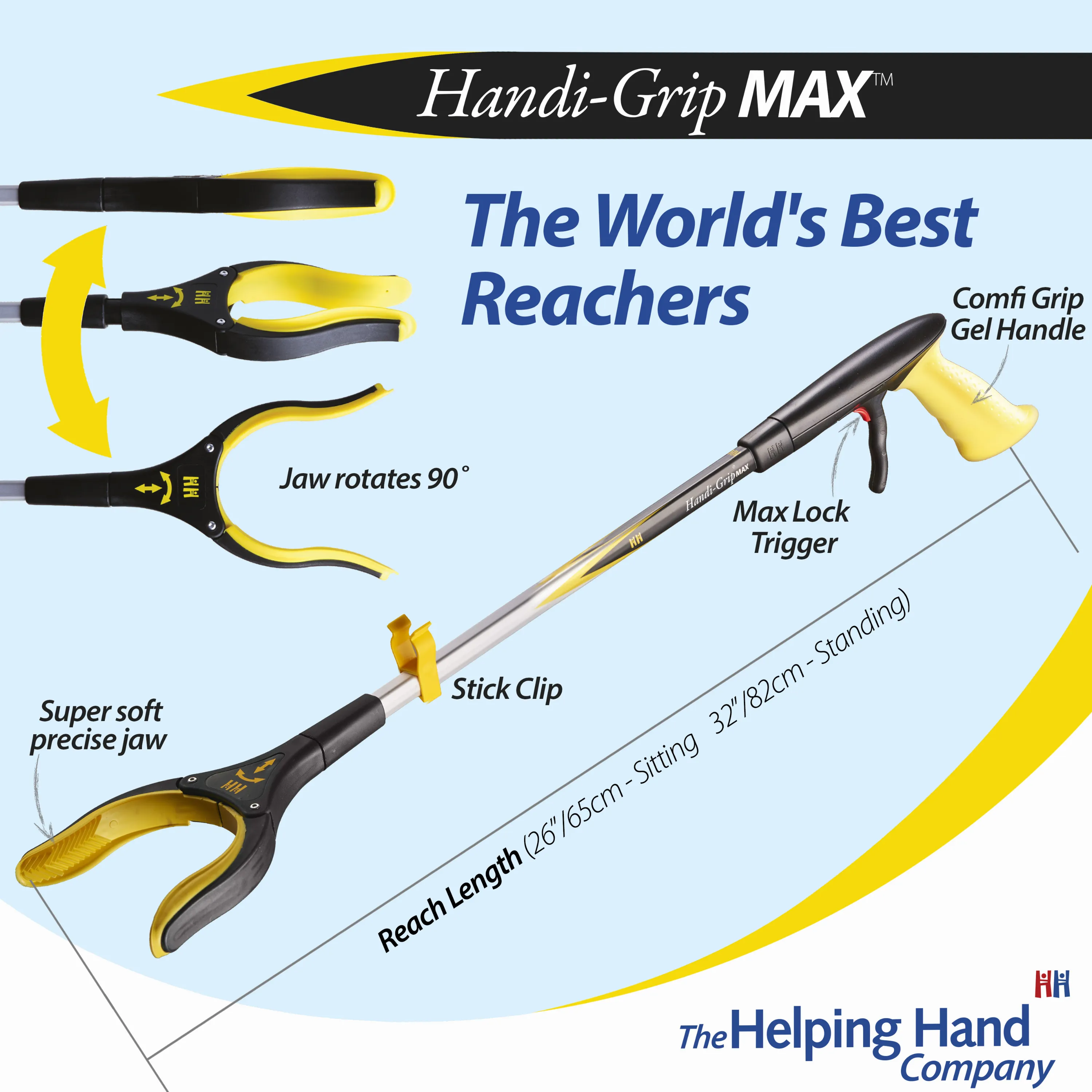 Helping Hand HandiGrip Max kenmerken