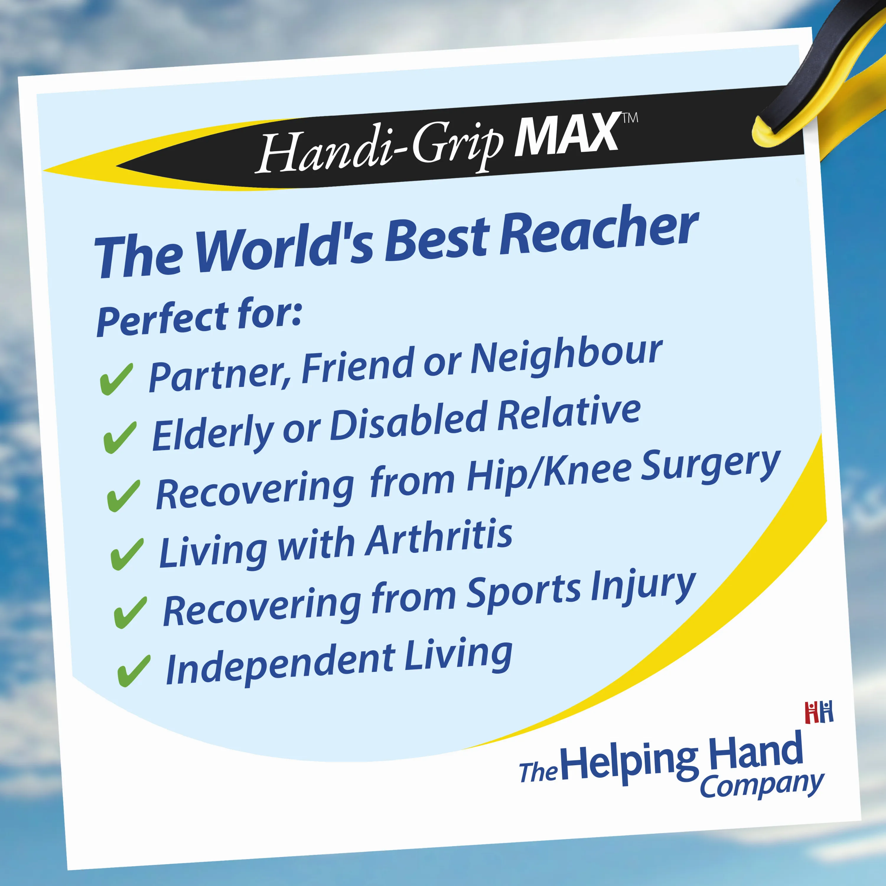 Helping Hand HandiGrip Max voordelen