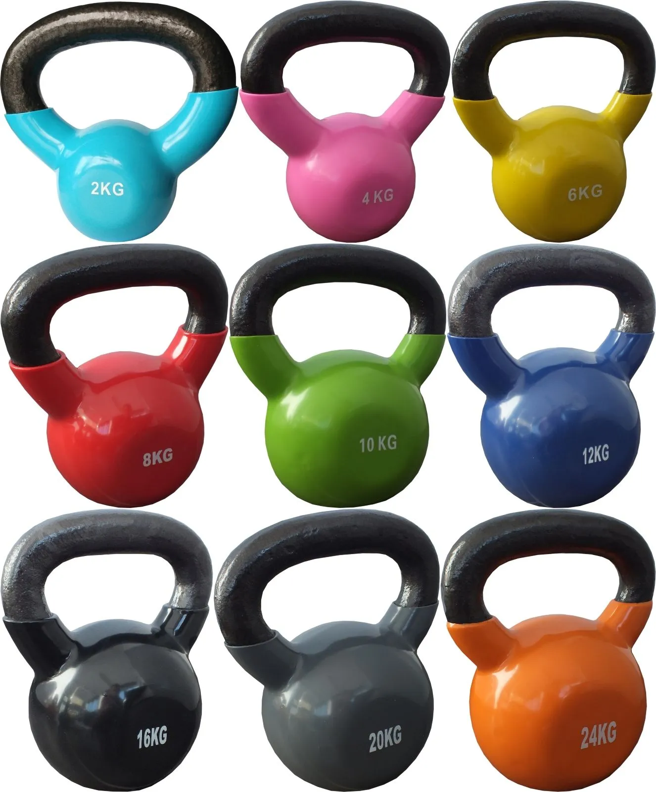 Kettlebell 4 kg gietijzer Mambo Max 