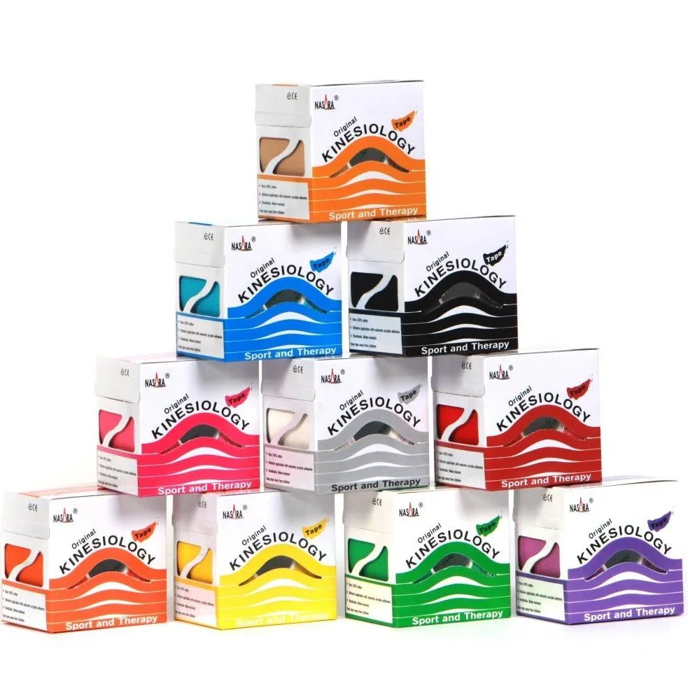 Kinesiotape Nasara Mixed colour 6 stuks