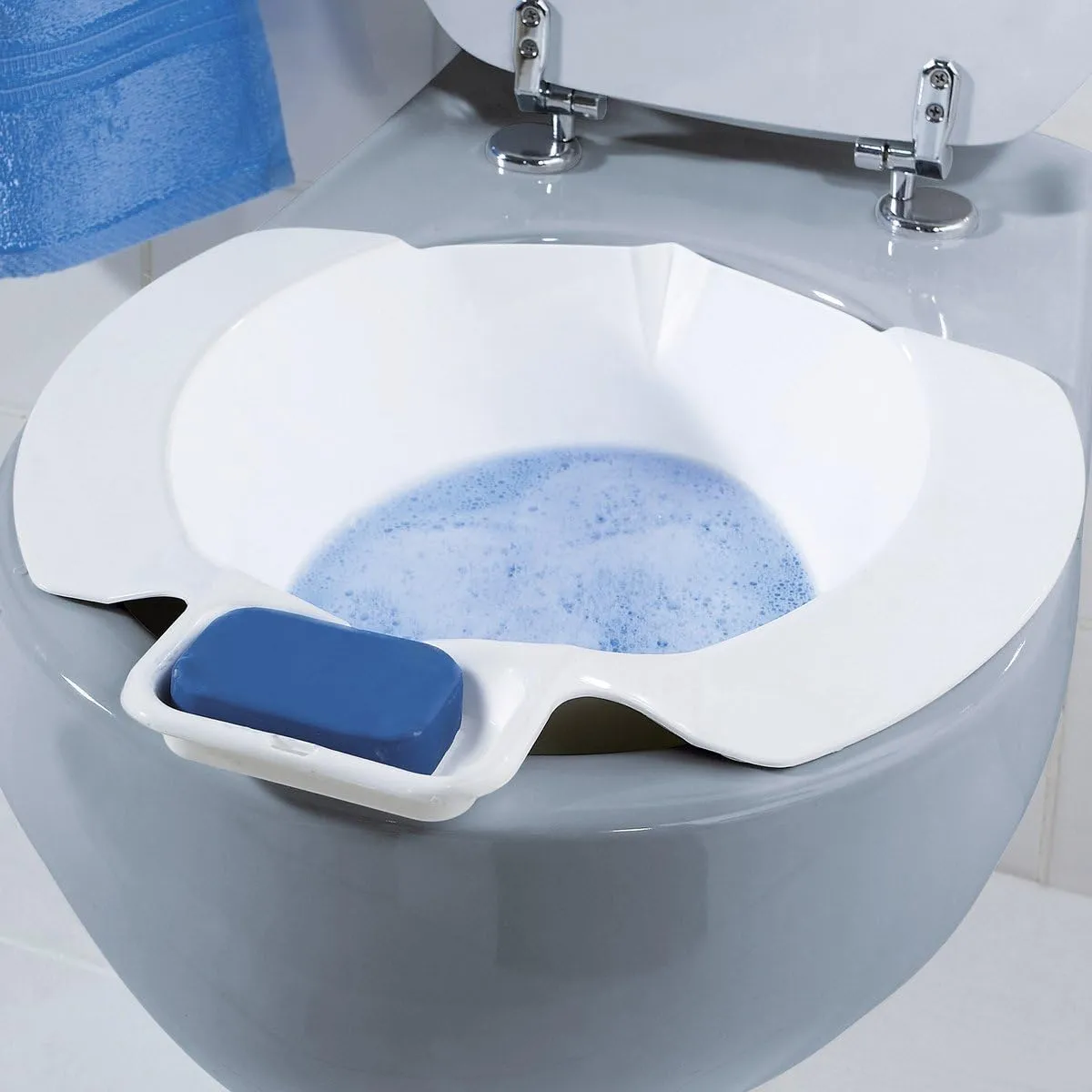 mobiel bidet gebruiken