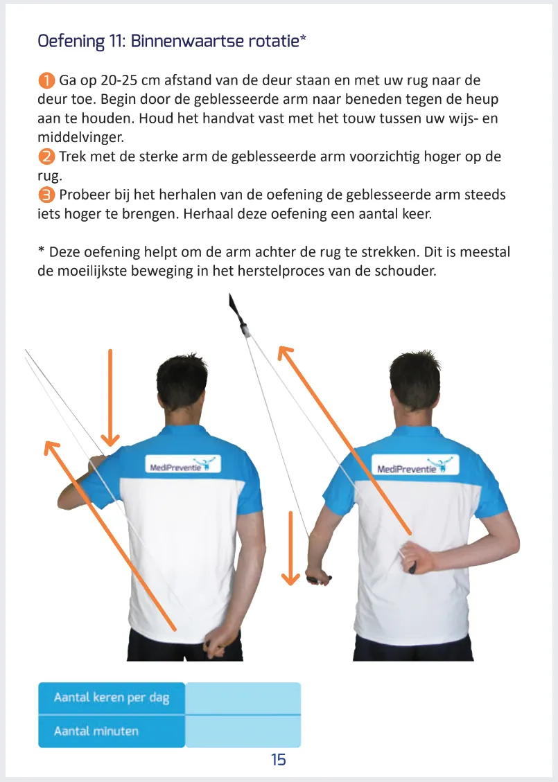 schouder katrol oefenboekje pagina 15