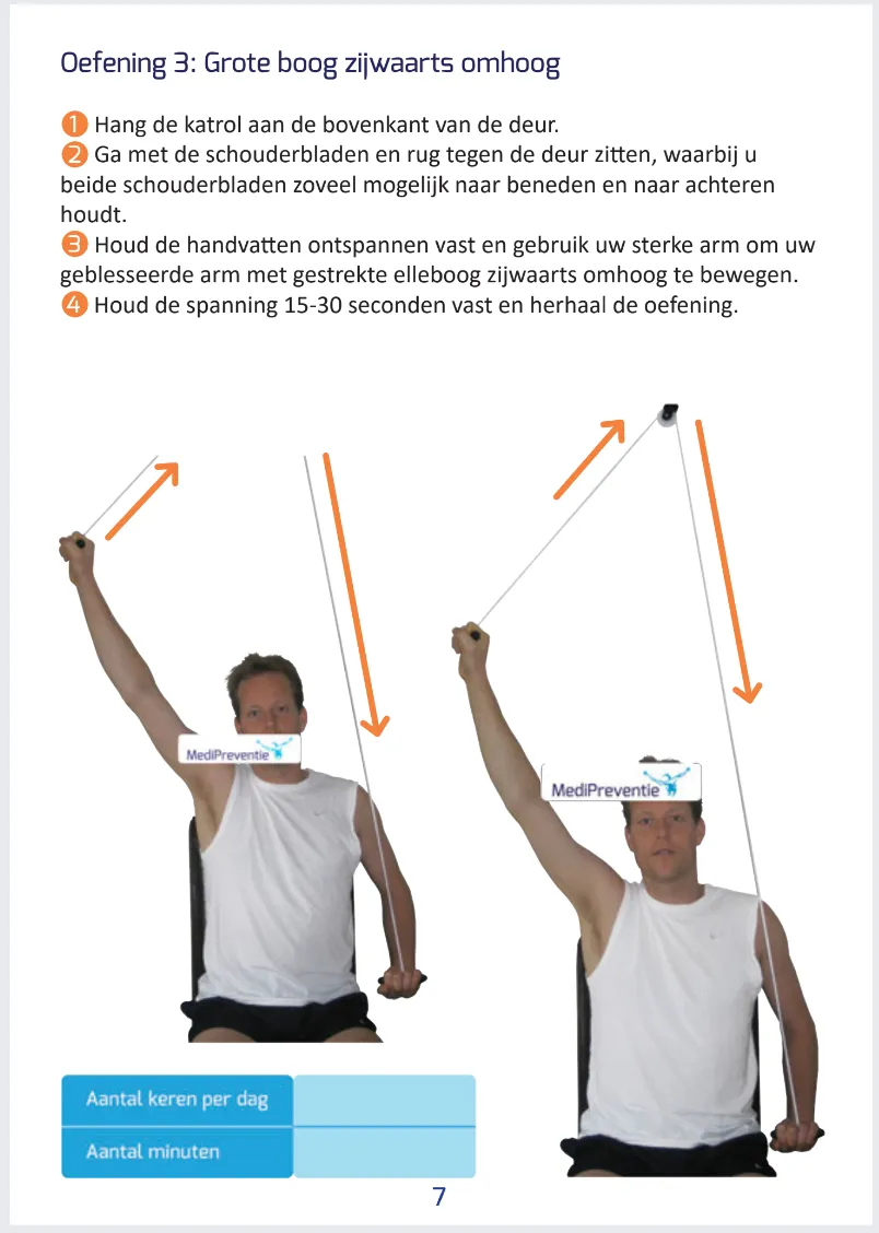 schouder katrol oefenboekje pagina 7